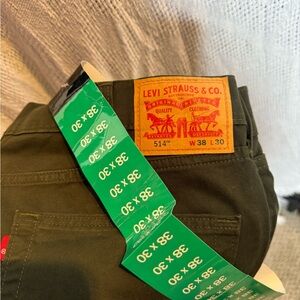 Levi's Olive Green Denim Pants